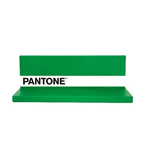 Homemania Shelfie Shelf Wall Decoration Object Holder Square with Shelves for Living Room Bedroom Green White Black Metal 60 x 14 x 13 cm - Image 1