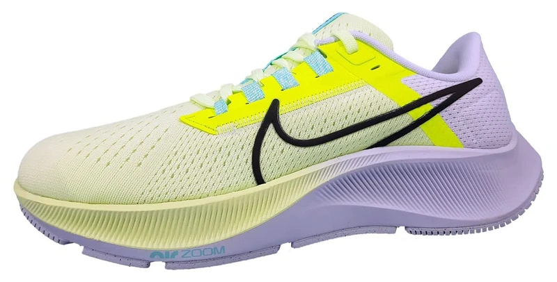 NIKE Women's Air Zoom Pegasus 38 Running Shoe, Champagne White Barely Rose Arctic Pink, 2.5 UK
