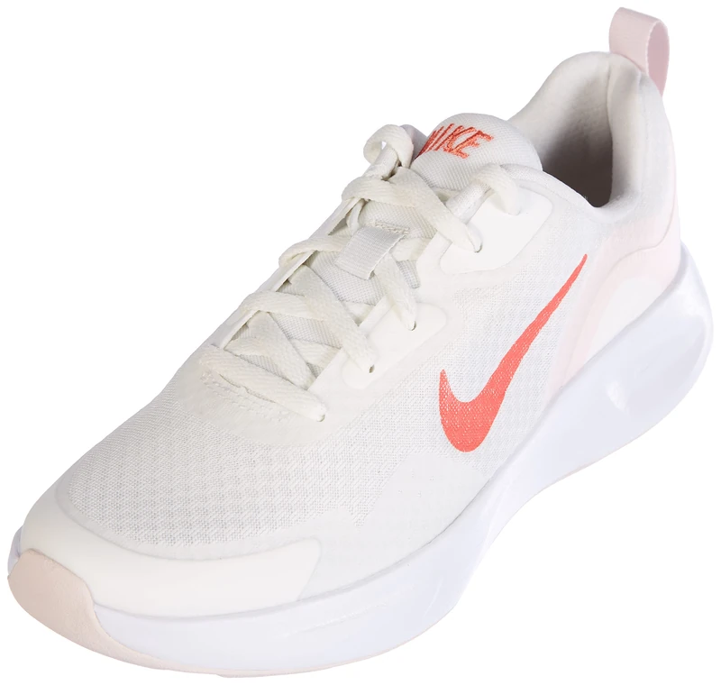NIKE Women's WMNS Wearallday Running Shoe, summit white/magic ember-light soft pink, 3 UK