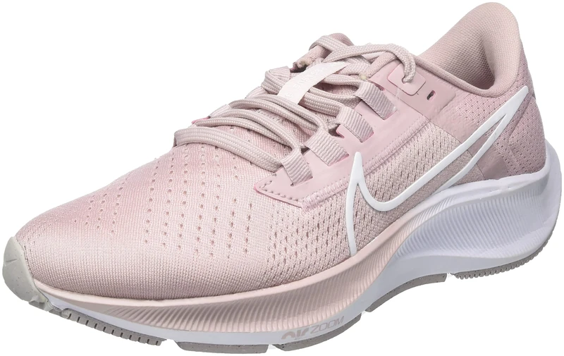 Nike Women's Air Zoom Pegasus 38 Running Shoe, Champagne/White-Barely Rose-Arctic Pink, 3 UK