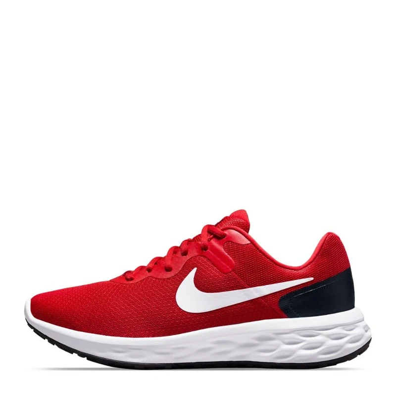 NIKE Men's Nike Revolution 6 Nn Sneaker, Univ Red White Black, 7 UK - Image 1