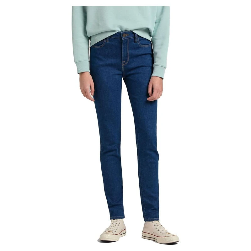 Lee Womens SCARLETT HIGH Jeans, Dark Zuri, 25W / 33L