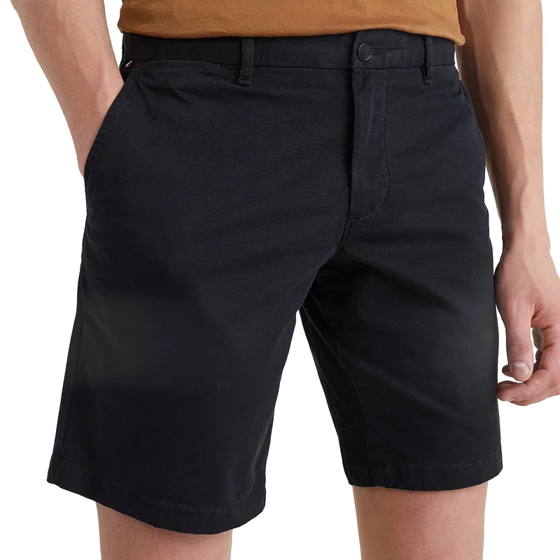 Tommy Hilfiger Men’s Brooklyn 1985 Shorts, Black (Black), 29W