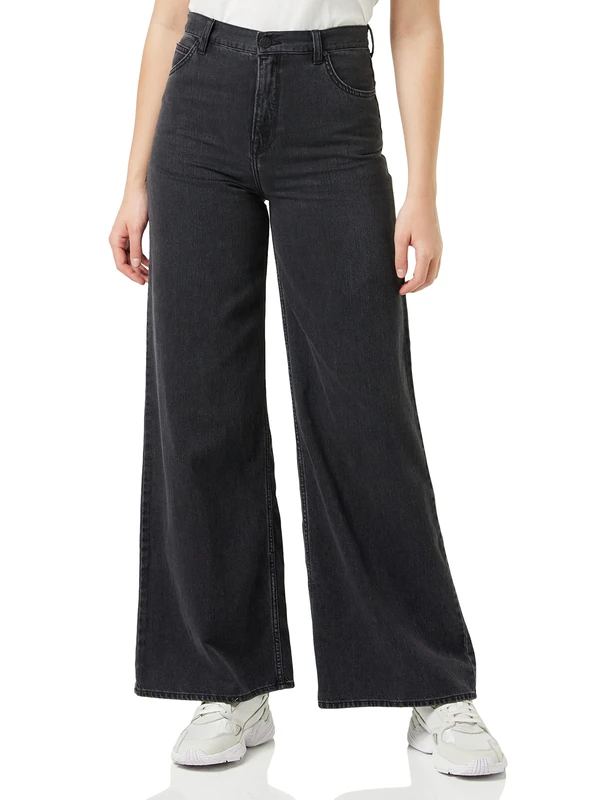 Lee Womens Drew Jeans, Black DUNS, W30 / L33 - Image 1