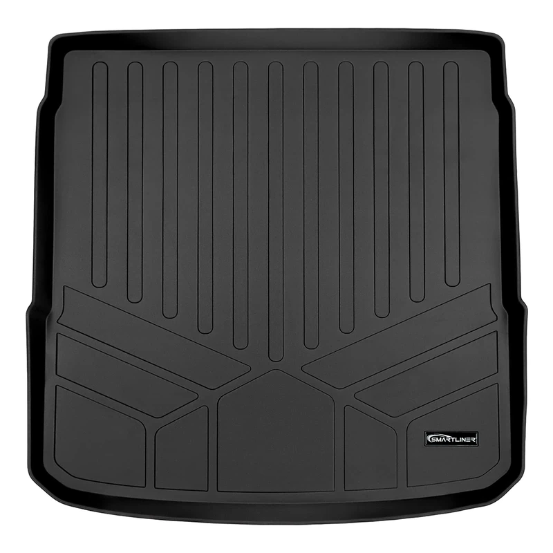 SMARTLINER All Weather Custom Fit Black Cargo Trunk Liner Compatible with 2019-2022 Audi E-Tron/E-Tron Sportback