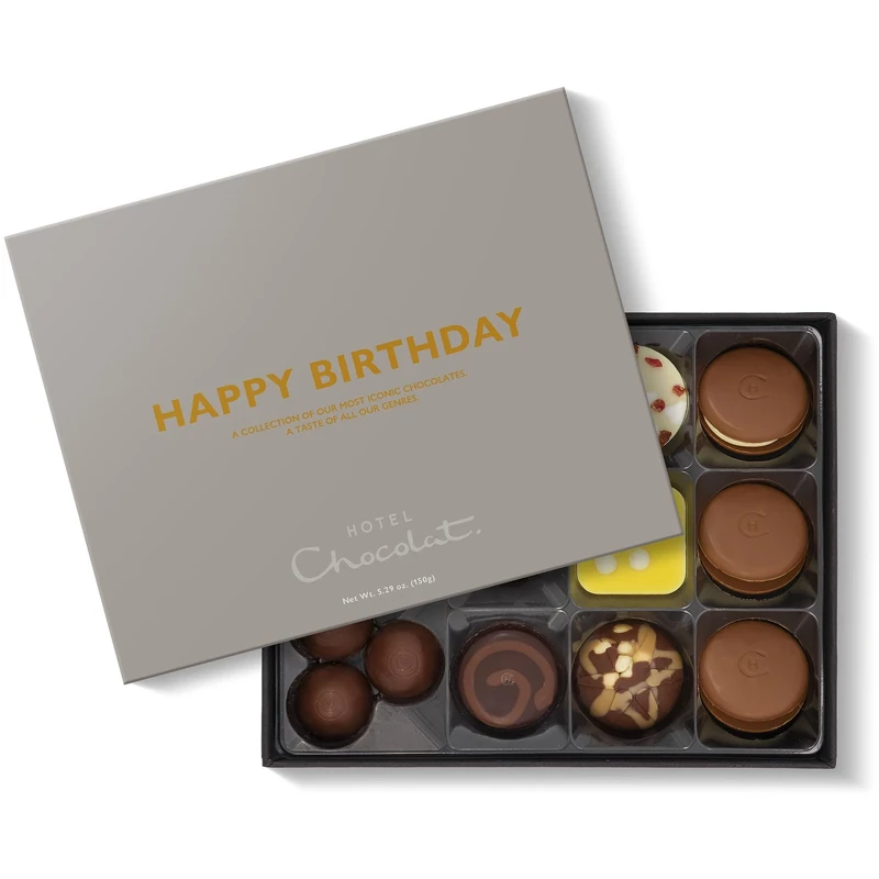 Hotel Chocolat - Happy Birthday Signature, White, 150g
