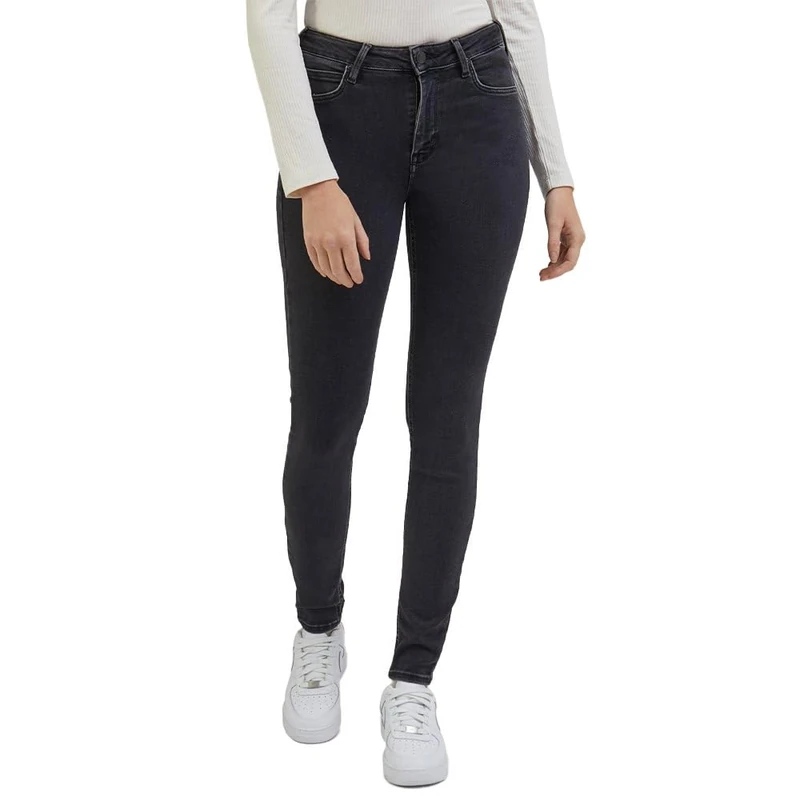 Lee Womens FOREVERFIT Jeans, Black Avery, W44 / L31