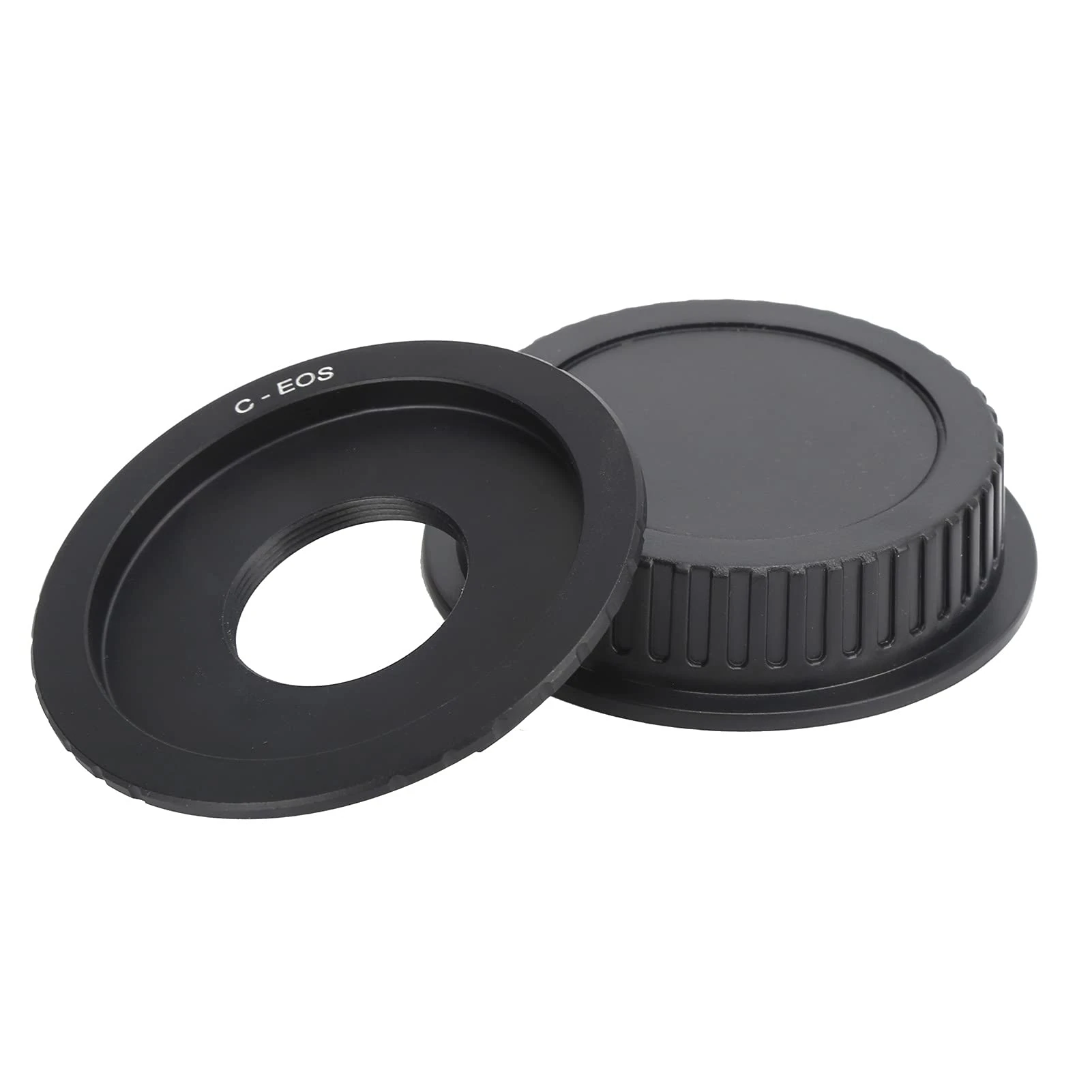 C→EF/EF‑S Lens Adaptor Ring + Back Cap,for C Mount Lens to for Canon EF/EF‑S Camera