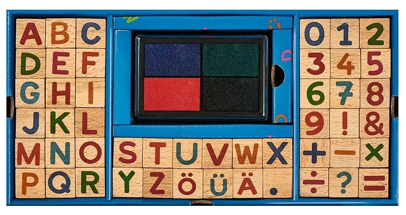 moses. 26241 Stamp Set, Colourful, Large