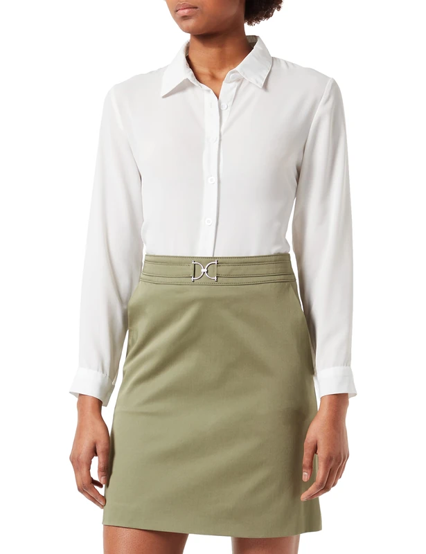 HUGO Women's Risusa Skirt, Dark Beige255, 34