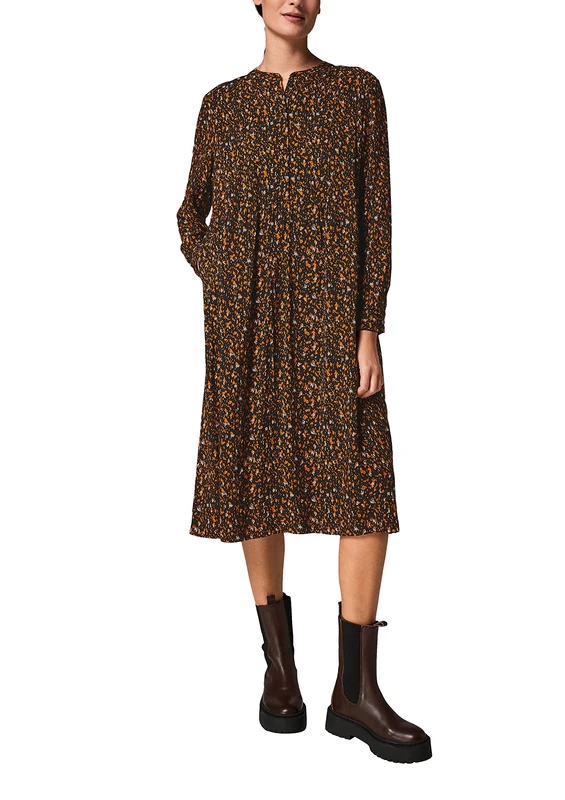 Comma CI Women's Kleid Kurz Dress, 99A2 AOP, 34