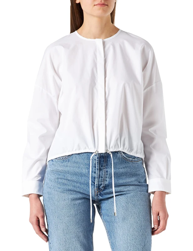 HUGO Women's Esenia Blouse, White100, 46