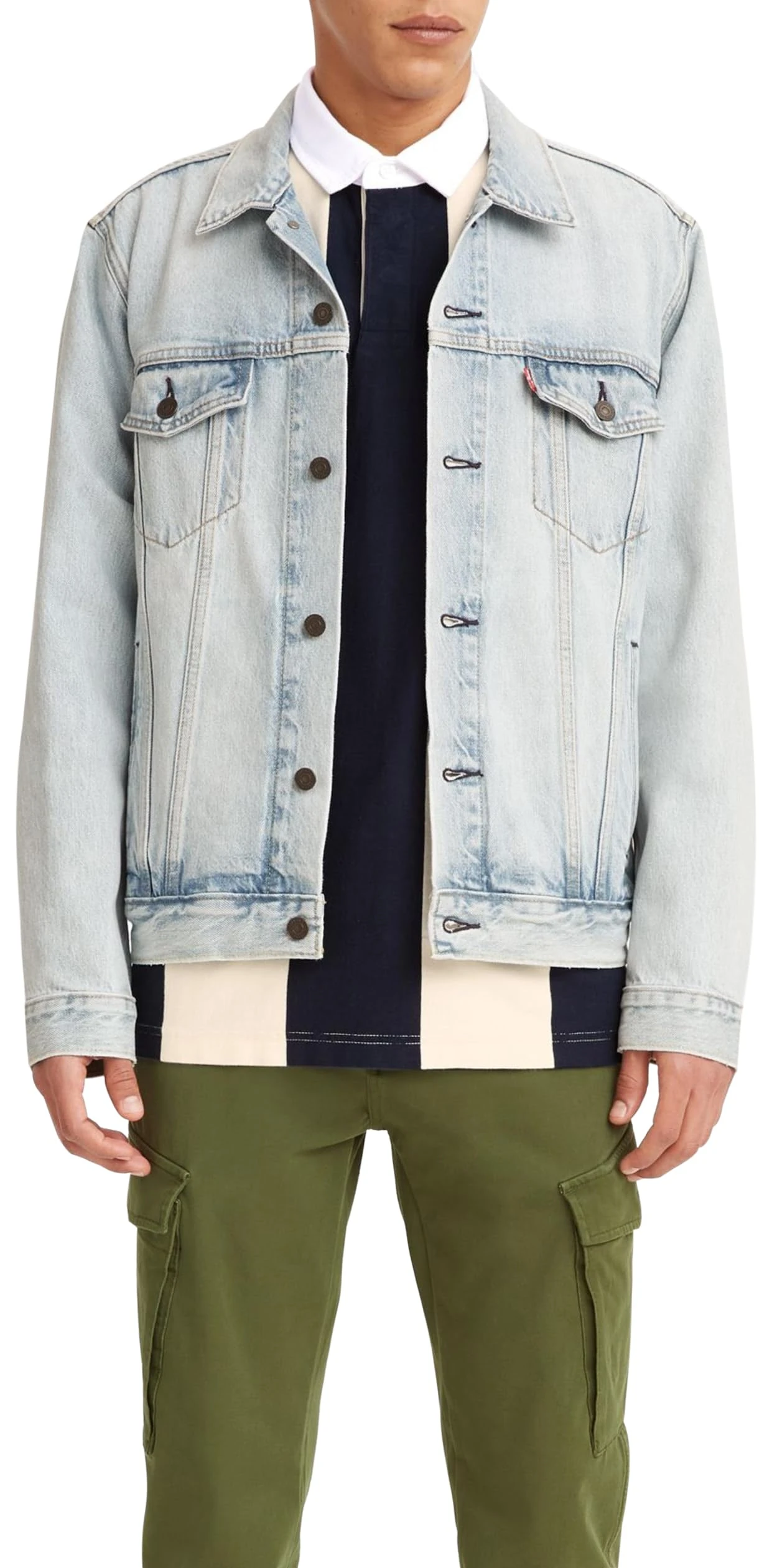 Levi's Men's The Trucker Jacket, New Light, M