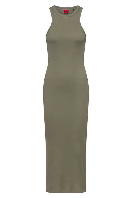 HUGO Women's Nencia Dress, Dark Beige255, XL