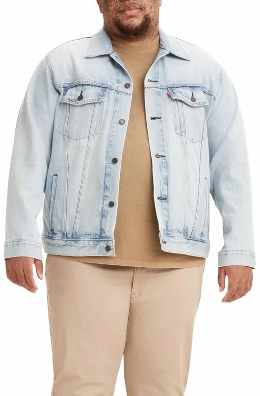 Levi's Men's The Trucker Jacket, New Light, L