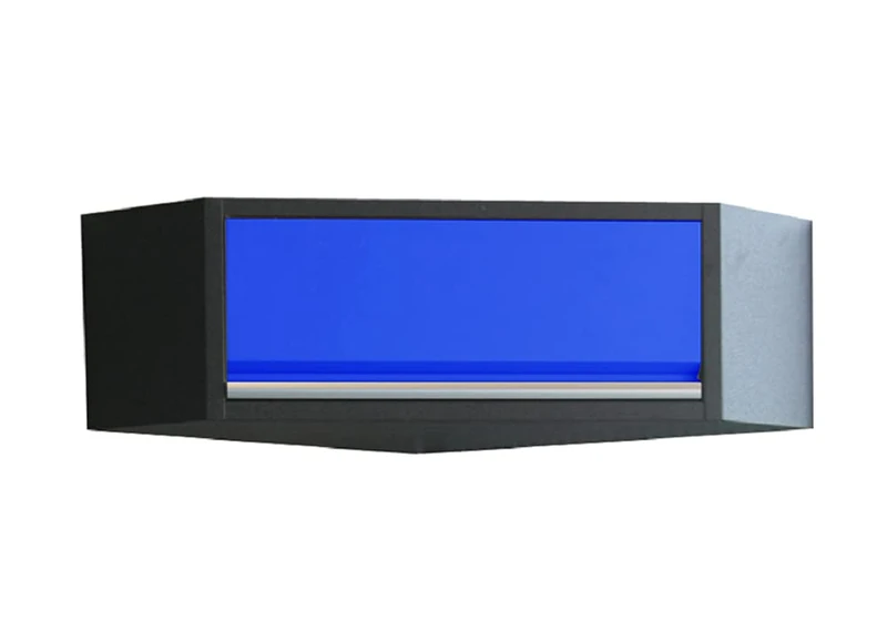 Cofre mural para mueble de esquina - azul