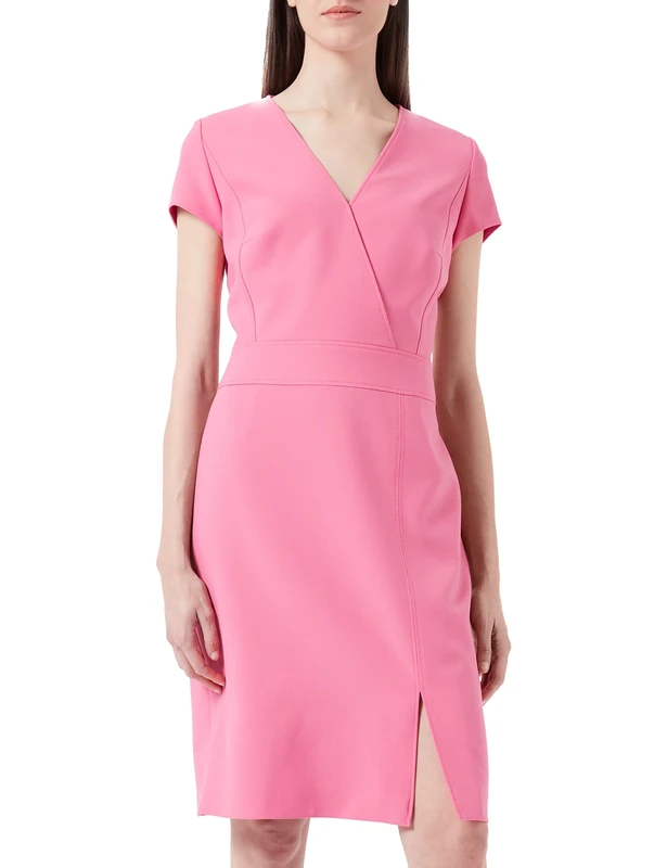 HUGO Women's Kestini Dress, Dark Pink659, 40