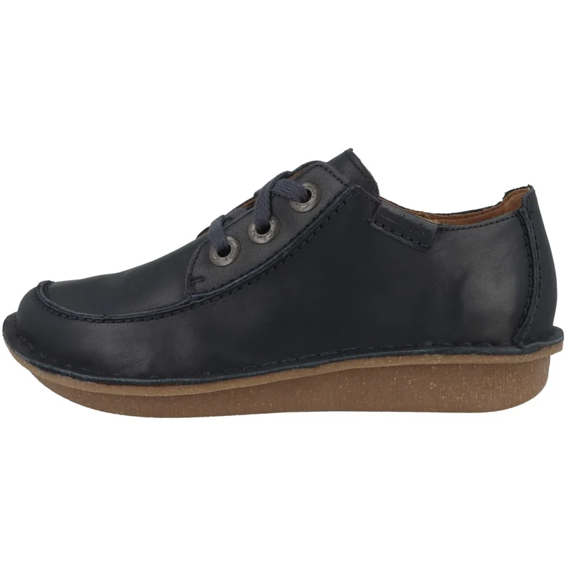 Clarks Women's Funny Dream Oxford, Navy Leather, 6.5 UK