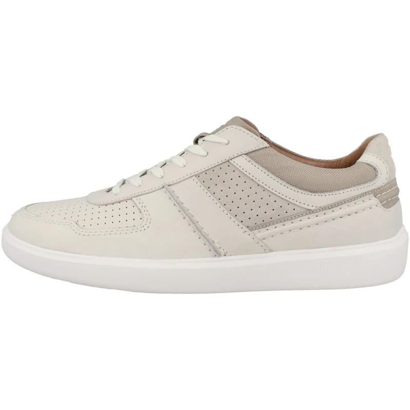 Clarks Cambro Race, Sneaker, Off White Combi, - Image 1
