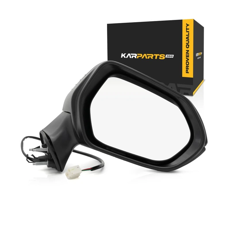 For Toyota Corolla 2020 2021 Door Mirror Assembly Passenger Side | Power | Heated | Manual Folding | Sedan | Blind Spot Detection | Paint to Match | 87910-12F60 | 87915-02360-C0 | TO1321391