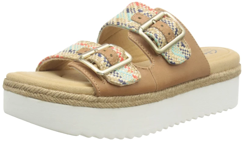 Clarks Lana Beach, Sandal, Natural/Tan,