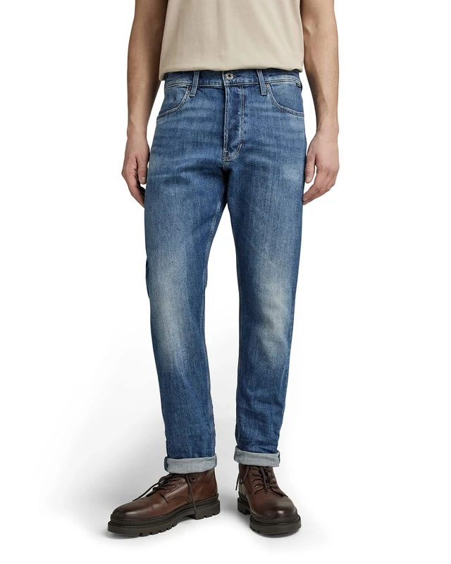 G-Star Men's Triple A Regular Straight Jeans, Blue (faded santorini D19161-C911-C767), 29W / 32L