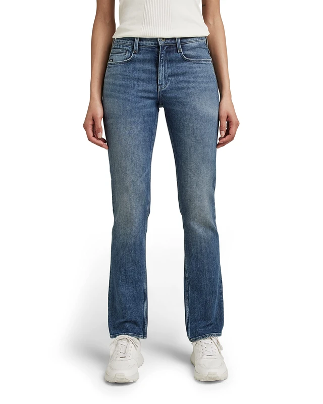 G-Star Women's Noxer Straight Jeans, Blue (faded santorini D17192-C911-C767), 28W / 32L
