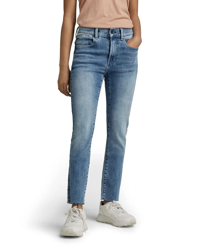 G-Star Women's Lhana Skinny Ankle Jeans, Blue (lt indigo aged D20991-C051-8436), 24W / 30L