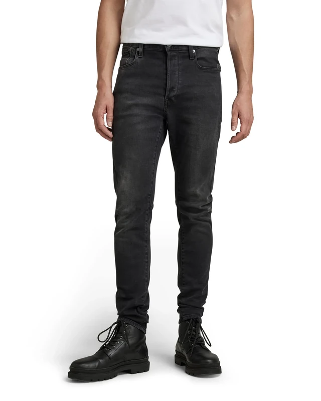 G-Star Men's Scutar 3D Tapered Jeans, Grey (worn in black onyx D17711-B479-C942), 27W / 32L