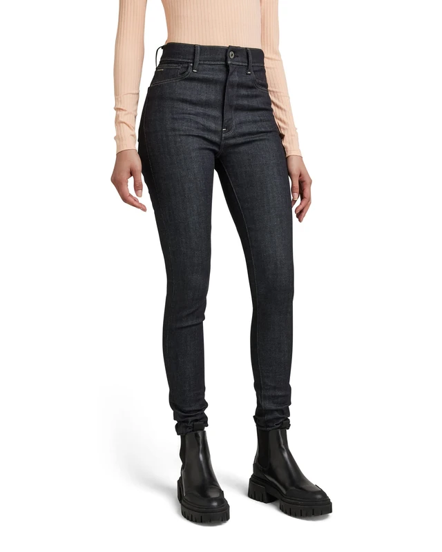 G-Star Women's Kafey Ultra High Skinny Jeans, Blue (raw denim D15578-8968-001), 26W / 32L