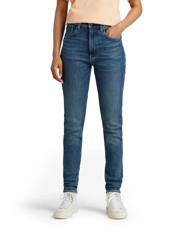 G-Star Women's Kafey Ultra High Skinny Jeans, Blue (faded cascade D15578-C051-C606), 25W / 32L