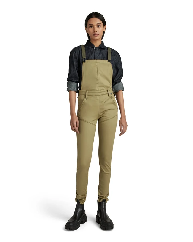 G-Star Women's Worker Radar Dungaree, Green (fresh army green D21086-C105-9822), 25 - Image 1
