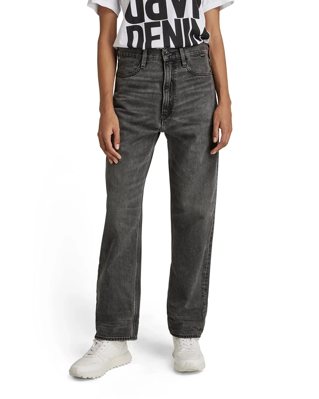 G-Star Women's Type 89 Loose Jeans, Grey (worn in tin D21081-C526-C943), 27W / 30L