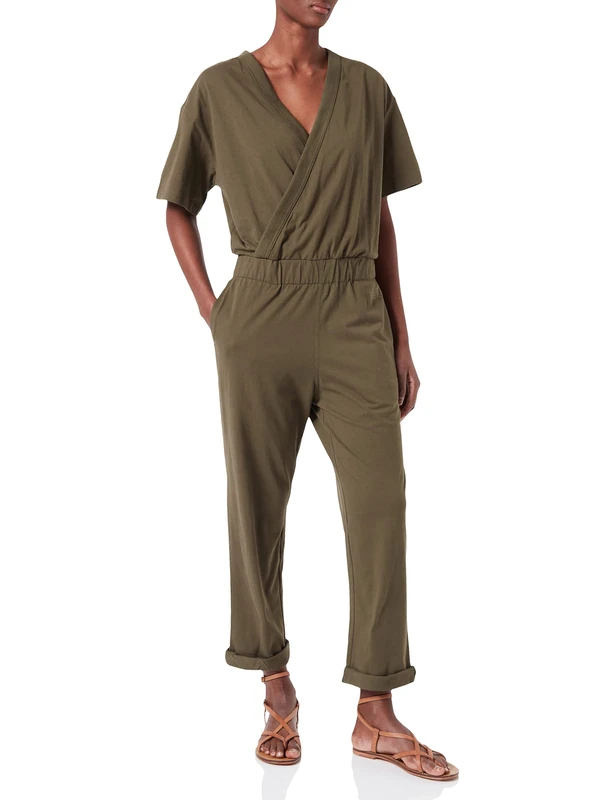 G-Star Women's Bohdana Jumpsuit , Green (shadow olive D21324-B771-B230), M