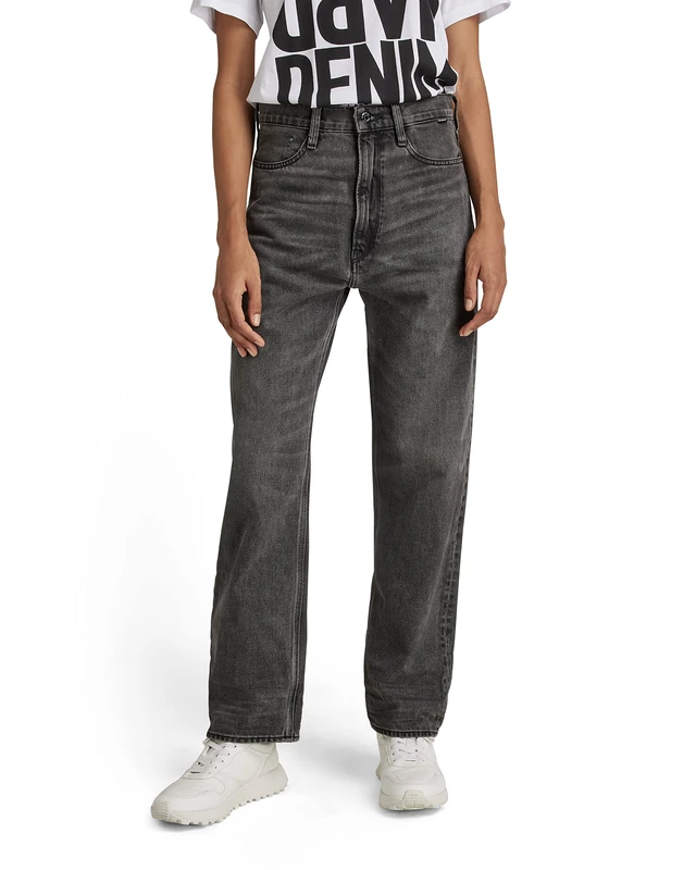 G-Star Women's Type 89 Loose Jeans, Grey (worn in tin D21081-C526-C943), 31W / 32L
