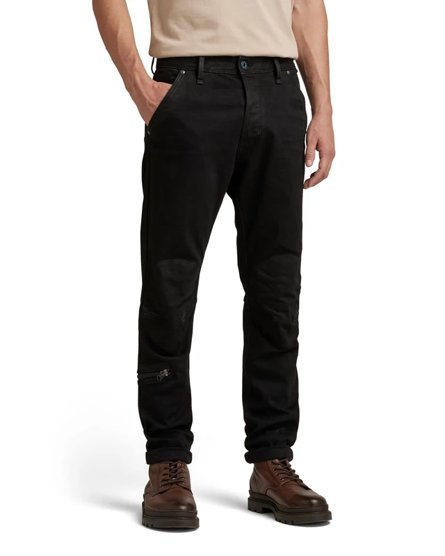 G-STAR RAW Men's Pilot 3D Slim Jeans, Black, 27W/32L