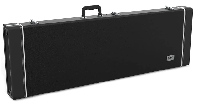 MONKEY LOOP | Woodland Black Electric Guitar Bag - Wooden - Guaranteed Maximum Protection - Suitable for Most Electric Guitars - Dimensions: 39.5 x 108.5 x 10 cm