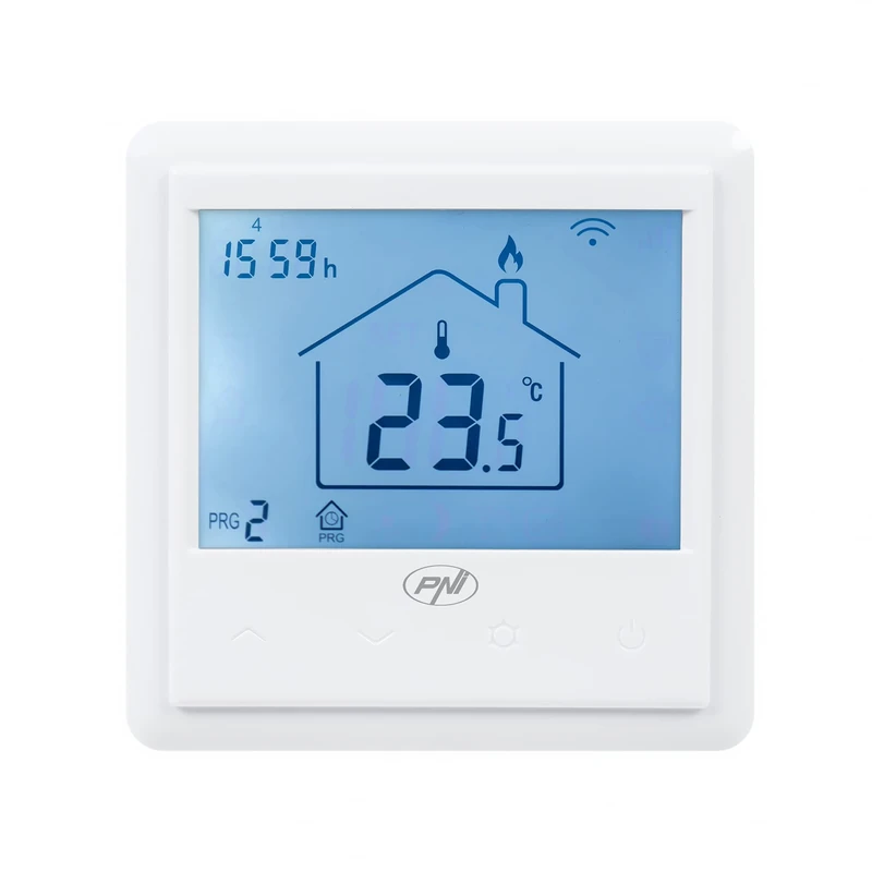 Built-in intelligent thermostat PNI CT25PE WiFi, internet control, electric underfloor heating, Tuya Smart mobile application