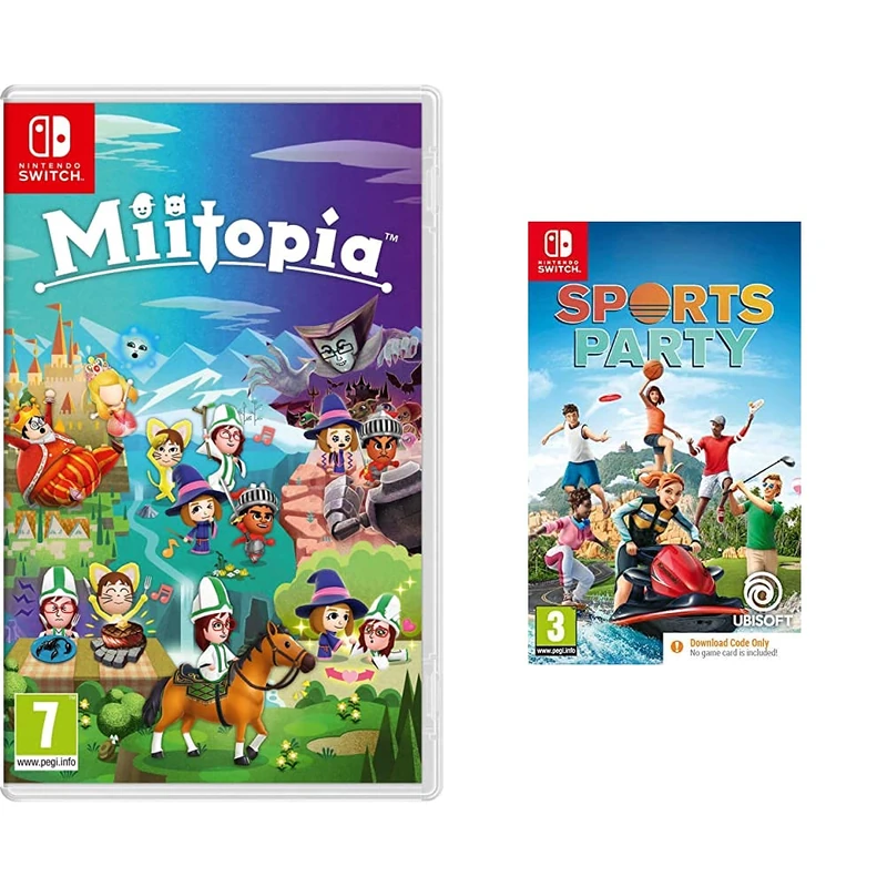 Miitopia (Nintendo Switch) + Sports Party (Code in Box) (Nintendo Switch)