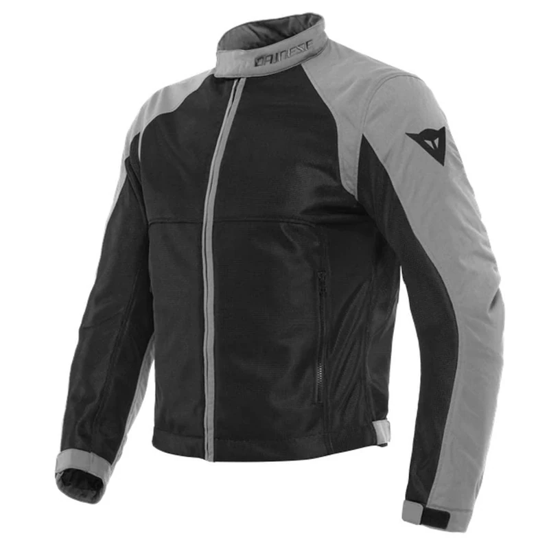 Dainese - Sevilla Air Tex Jacket, Summer Motorbike Jacket for Men, Breathable and Lightweight, Men Motorcycle Jacket with Perforated Mesh for Maximum Freedom of Movement, Black/Grey