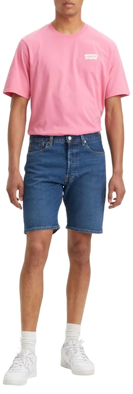 Levi's Men's 501® Original Shorts Denim Shorts, Bleu Eyes Break Short, 30W