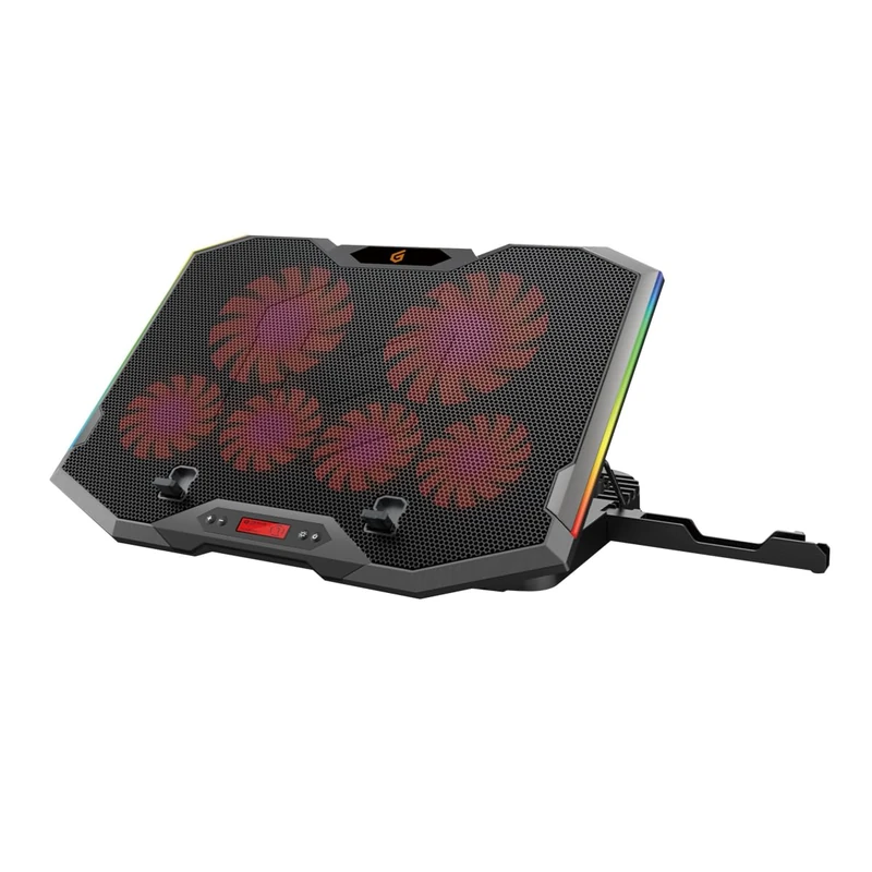 Conceptronic THYIA01B ERGO Gaming Notebook Cooling Stand with 6 Fans / 6-Fan Cooling Pad (17.0 Inches)