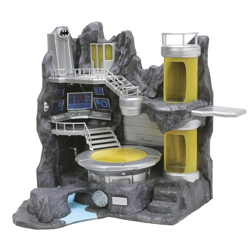Jada Batcave Playset with 7 Metal Nanofigures and Light