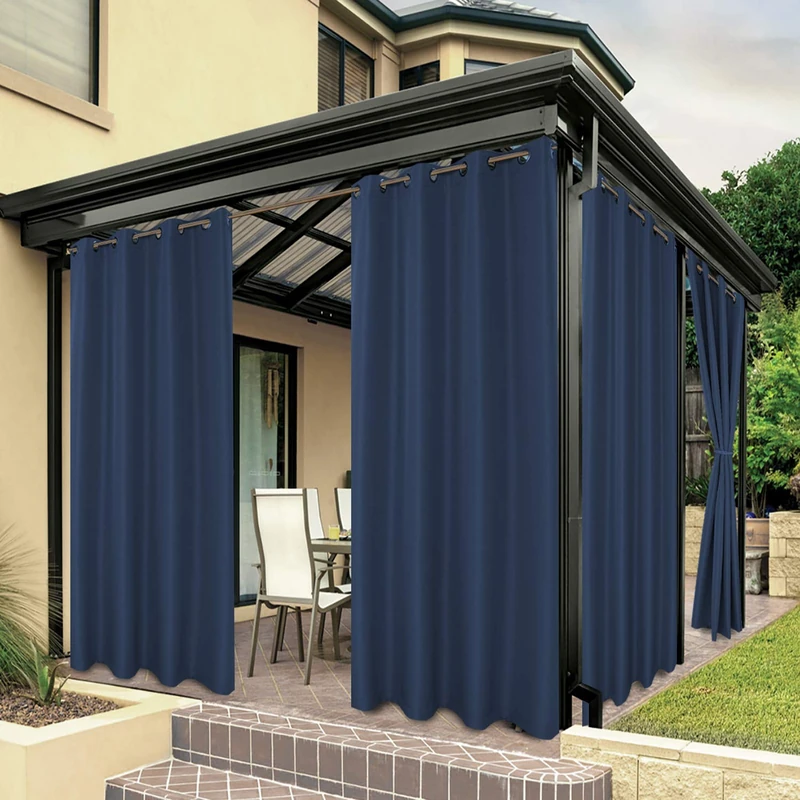 BONZER Outdoor Waterproof Curtains for Patio Privacy