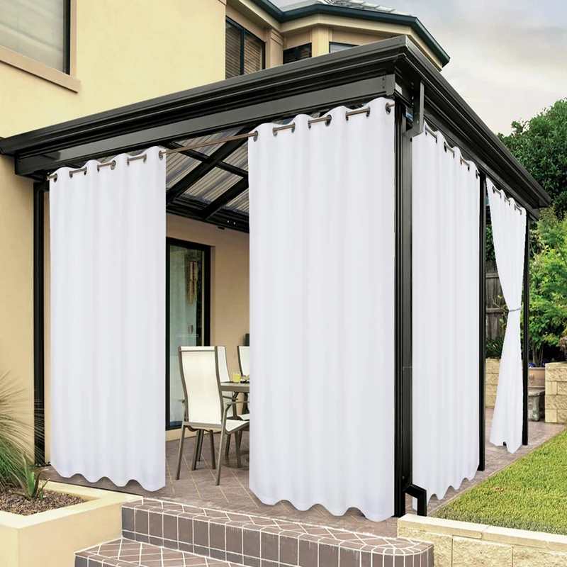 Bonzer Waterproof Indoor/Outdoor Curtains for Patio Thick