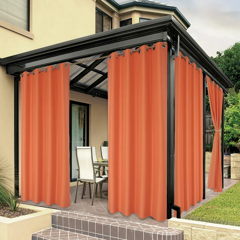 Bonzer Outdoor Waterproof Curtains for Patio Privacy