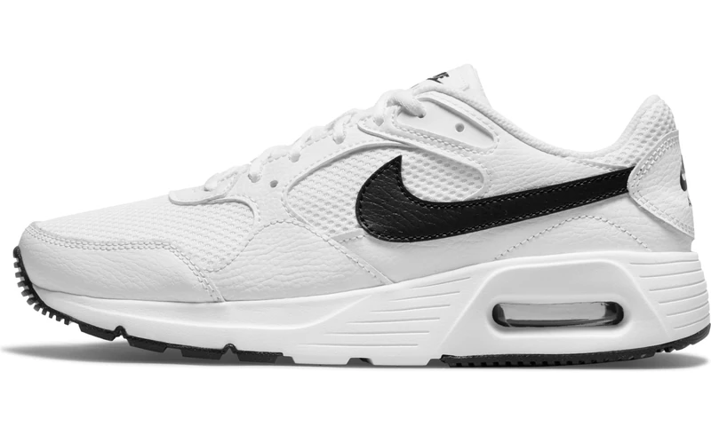 Nike Women's Air Max Sneaker, White/Black-White, 3 UK