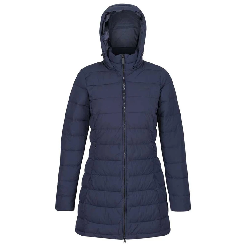 Regatta Womens Starler Insulated Padded Jacket, Water Repellent, Detachable Hood & 2 Way Zip - Perfect for Outdoors, Walking, Hiking & Camping