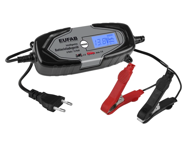 Eufab 16647 Intelligent Battery Charger 6/12V 4A