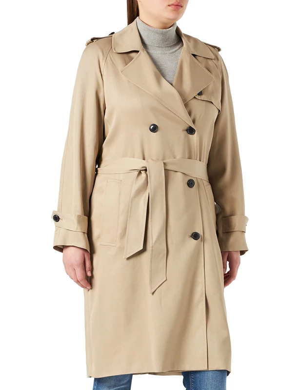 Tommy Hilfiger Tencel DB Trench Beige